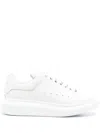 Alexander Mcqueen Women Leather Sneaker With Logo In Multi