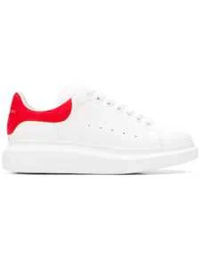 Alexander Mcqueen Leather Upper And Rubber In White