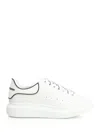 Alexander Mcqueen Chunky Leather Sneakers Featuring Perforated Profiles