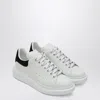 Alexander Mcqueen Black And White Low Top Sneakers With Logo Lettering On The Tongue And Contrasting Heel With Logo Le In White