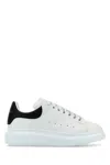 Alexander Mcqueen Oversized Calf Leather Sneakers With Chunky Rubber Sole