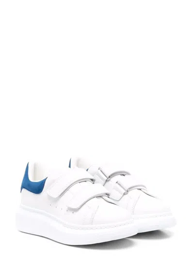 Alexander Mcqueen Kids' Oversized Sole Sneakers In White