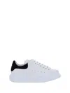 Alexander Mcqueen Oversize Sneakers In White And Beige Calf Leather In White