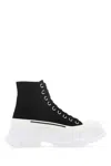 Alexander Mcqueen Black Canvas Canvas Sack Sneakers In Multi