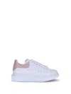 Alexander Mcqueen Iconic Oversized Leather Sneakers In White