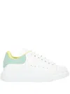 Alexander Mcqueen Oversize Leather Sneakers In White