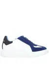 Alexander Mcqueen Alexander Mc Queen Oversize Blue White Sneaker In White