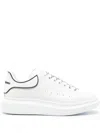 Alexander Mcqueen New Tech Calftpu Heel Counter Chunky Sole Sneaker Wht Blk O