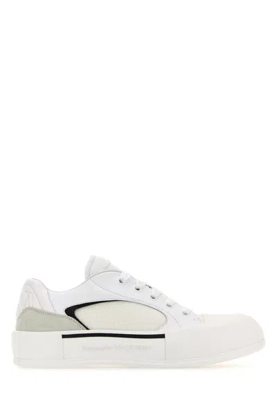 Alexander Mcqueen Sneakers-45 Nd  Male In White