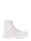 Alexander Mcqueen Leather Tread Slick High-top Sneakers In 9000