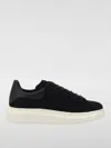 Alexander Mcqueen Oversized Leather Sneakers In Black