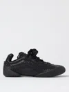 Alexander Mcqueen Flexion Leather Sneakers In Schwarz