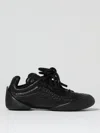 Alexander Mcqueen Flexion Rubber-trimmed Textured-leather Sneakers In Schwarz