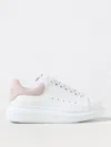 Alexander Mcqueen Crocodile-detail Leather Sneakers In Pink
