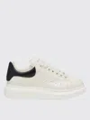 Alexander Mcqueen Oversize Sneakers In White And Beige Calf Leather