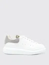 Alexander Mcqueen Oversized Leather Low-top Sneakers In White