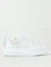 Alexander Mcqueen Oversized Leather Low-top Sneakers In White