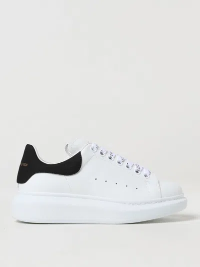 Alexander Mcqueen Alexander Mc Queen White And Black Oversized Sneakers In Neutral