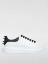 Alexander Mcqueen Spike Stud Leather Sneakers In White