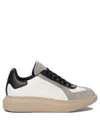 Alexander Mcqueen Calf Leather Sneakers In White