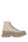 Alexander Mcqueen Alexander Mc Queen Tread Slick Lace-up Boots In Beige O Tan