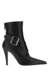 Alexander Mcqueen Mcqueen Heron Pointed Toe Bootie In Black