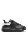 Alexander Mcqueen Men's Larry Oversized Rubber Sneakers In Black