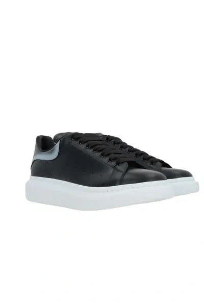 Alexander Mcqueen Sneakers In Black+black+silver