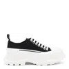 Alexander Mcqueen Tread Slick Sneakers In Black