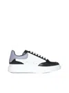 Alexander Mcqueen Oversize Leather Sneakers In Blk/whi/blk/gu.gr