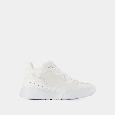 ALEXANDER MCQUEEN SNEAKERS COURT - ALEXANDER MCQUEEN - CUIR - BLANC