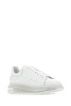 Alexander Mcqueen Alexander Mc Queen Oversized Leather Sneakers In Bianco