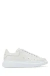 Alexander Mcqueen White Leather Sneakers In White