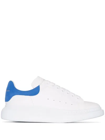 Alexander Mcqueen Larry Leather Sneaker In White