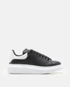 Alexander Mcqueen Men Low-top Leather Sneakers In Animal Print