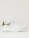 Alexander Mcqueen Metallic Oversized Low-top Sneakers In White