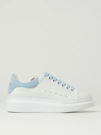 Alexander Mcqueen Oversized Leather Sneakers In White
