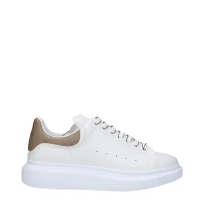Alexander Mcqueen Sneakers Mens Leather White/moonstone In Multi