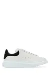 Alexander Mcqueen White And Black Low-top Sneakers With Chunky Sole And Contrasting Heel Tab In Leather Man In Multi
