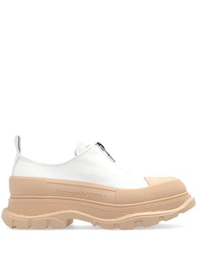 Alexander Mcqueen Sneakers In White/oat