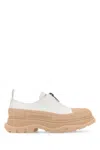 Alexander Mcqueen Women Two-tone Canvas Tread Slick Sneakers In Multicoloured