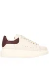 Alexander Mcqueen Oversized Low-top Sneakers In Off White/bordeaux