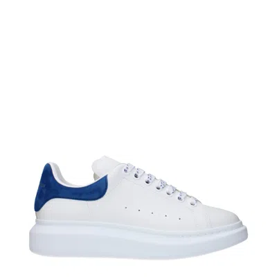 ALEXANDER MCQUEEN ALEXANDER MCQUEEN SNEAKERS OVERSIZE UOMO PELLE BIANCO/BLU OPACO