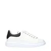 Alexander Mcqueen Sneakers Oversize Uomo Pelle Bianco/nero In White