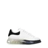 Alexander Mcqueen Sneakers Oversize Donna Pelle Bianco/nero