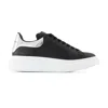 Alexander Mcqueen Men Low-top Leather Sneakers In Animal Print