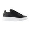 Alexander Mcqueen Sneakers Oversized Alexander Mc Queen Leather Black In Black