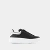 Alexander Mcqueen Men Low-top Leather Sneakers In Animal Print