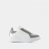 Alexander Mcqueen Chunky Sole Sneakers Contrasting Panels In White
