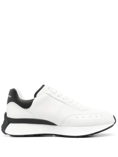 Alexander Mcqueen Panelled Chunky Sneakers In White